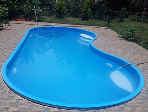 Fiberglass Bean Shaped Swimming Pool Manufacturer in Nashik